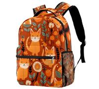 NUYFVG Sac à dos noir pour enfants - Motif papillons et cœurs - Capacité lagre - Sac à dos pour enfants - Sac à livres pour adolescents - Primaire junior, Comme indiqué sur la photo, taille unique