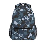 NUYFVG Sacs à dos d'école bleu camouflage militaire sac à dos étudiant grand pour filles enfants école primaire sac à bandoulière sac à livres, Comme indiqué sur la photo, taille unique