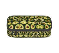 NUYFVG Trousse à crayons élégante et fonctionnelle avec motif avocat, petite mais spacieuse, idéale pour les voyages ou un usage quotidien