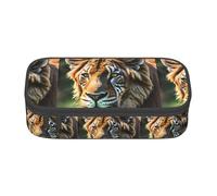 NUYFVG Trousse à crayons pratique avec imprimé animaux africains 21 x 5 x 9,4 cm pour stylos, crayons, petits objets