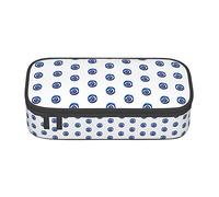 NUYFVG Trousse élégante avec imprimé mauvais yeux - Tissu Oxford, spacieuse et design pour un rangement organisé