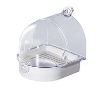 Nuyhadds Bain d'oiseaux - de douche, transparente anti-éclaboussures, accessoire de toilettage robuste, hygiène pour animaux de compagnie | Merveilleux accessoire pour