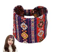 Nuyhadds Bandeaux d'entraînement, bandeaux antidérapants pour femme, large bandeau élégant, style bohème, doux pour les voyages, les activités de plein air, le sport