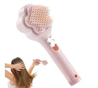 Nuyhadds Brosse à cheveux facile à nettoyer - Peigne à cheveux en forme de, brosse à cheveux télescopique, pour utilisation sous douche, bain, voyage, quotidien, pour femmes et filles