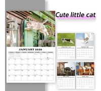 Nuyhadds Calendrier Chat 2026 | Outil de Planification 13-Mois - Calendrier Mensuel Accrochable,pour Étudiants Enseignants Consultants Indépendants Bureau Salle de Classe École Salon Chambre Étude