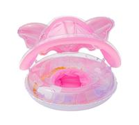 Nuyhadds Flotteur de Piscine pour Bébé avec Canopée,Flotteur De Piscine pour Tout Petit avec Toit Et Protection Solaire - Radeau De Détente en Forme De Papillon pour La Nage Et Le Jeu en Plein Air