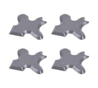 Nuyhadds Grattoir à verre pour fenêtre, outil de nettoyage | 4X Grattoir à Verre,Petit ensemble d'outils de retrait d'autocollants, outil de grattoir de fenêtre, outil de nettoyage Portable pour