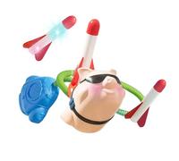 Nuyhadds Jouet de Lancement de fusée pour, Rocket Stomper for Kids - Foam Airplane Lanced Pad Stomper Rocket avec Singe | Jump Sport Game Fun Outdoor Activités pour Backyard & Pâques