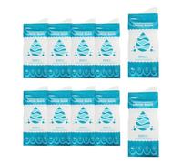 Nuyhadds Lot de 10 sacs portables étanches pour homme avec fermeture éclair scellée, coussinet absorbant intégré, 800 ml, sacs à ergonomiques pour femmes enceintes, patientes