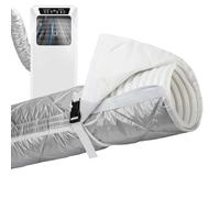 Nuyhadds Manchon Isolant pour Tuyau de Climatiseur Portable - Enveloppe Isolante pour Tuyau de Ventilation AC avec Sangles Réglables,Protection Pour Appareils Dans Maison Appartement Chambre Dortoir
