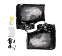 Nuyhadds Manchons De Guidon pour Motoneige | Gants de Chauffage 12V | Manchons de Guidon ATV Imperméables avec Température Constante | pour Hiver Scooter Quad Vélo Trajet Motoneige Voiture Électrique