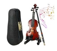 Nuyhadds Mini violon avec musique triste, porte-clés de 12,7 cm | Modèle d'instrument de décoration de bureau | Pour bureau, bibliothèque, , collectionneurs, amateurs de musique, loisirs, jeux