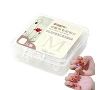 Nuyhadds Ongles Artificiels Pour | Accessoires Pour Manucure Réutilisables - Ongles Artificiels Fins Pour Les Jeunes Filles,Photographie Noël Fête Déguisée Scène Événement Scolaire Halloween