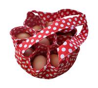 Nuyhadds Panier de collecte d'œufs | Panier à œufs avec 9 poches - Collecteur d'œufs frais récipient de stockage d'œufs de poule pour poule, poule, canard, œufs familiaux, jardins et fermes