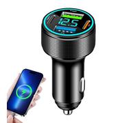 Nuyhadds PD QC Chargeur de voiture USB multi-ports Chargeur de téléphone portable pour voiture Chargeur de téléphone portable multiport 66 W Chargeur rapide pour téléphones de voiture, prise de