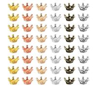 Nuyhadds Perles couronne en laiton - Pendentifs en forme de couronne en