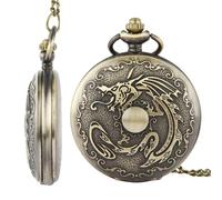 Nuyhadds Pocket Watch with Chain, Decorative Watch, Cosplay Accessories
