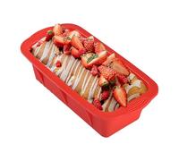 Nuyhadds Poêle à brownie en silicone antiadhésif - Moule à rectangulaire - Moule à en silicone pour la cuisson - Moule en silicone résistant aux hautes températures