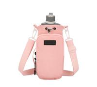 Nuyhadds Porte-Bouteille d'eau avec Sangle - Bouteille d'eau isolée Durable pour la randonnée, Porte-Bouteille d'eau | Bouteille d'eau avec bandoulière pour la Marche, Rose, Voir Description