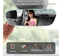Nuyhadds Rétroviseur de Remplacement | Élargisseur de Rétroviseur Grand Angle Intérieur pour Voiture - Réduit Angle Mort Anti-Éblouissement pour Camionnettes Berlines SUV