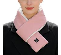 Nuyhadds Tapis chauffant pour cou | Chauffe-USB à 3 températures - Écharpe douce d'hiver avec chauffée - pour hommes et femmes pour la course, le bureau intérieur, le travail de voyage