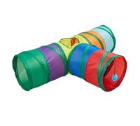 Nuyhadds Tunnel de Jeu pour Chat | Jouets Interactifs Pliables - Tunnels pour Chats Grands À 3 Entrées - pour Chaton Lapin Chiot Petit Chien Jeu Intérieur Exercice Stimulation Physique Et Mentale