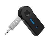 Nuyhgtr 3.5mm Aux Adapter, Wireless Audio Receiver, Plug-and-Play Audio Converter with Stable Signal, Compact Music Streaming Dongle for Car Stereo, Speaker, MP3, Black