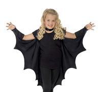 Nuyhgtr Ailes de Chauve-Souris Déguisement | Ailes Noires De Chauve-souris Pour Jeune Enfant - Accessoires De Mode Gothique Pour Fêtes D'Halloween Déguisements Dragon Et Vampire