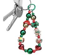 Nuyhgtr Breloque festive pour téléphone - Accessoire de perles de dessin animé pour un style festif, motif de d'épices saisonnier avec fonction dragonne, porte-clés de vacances pour offrir des