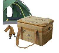 Nuyhgtr Camping Bags, Cooking Utensil Organizer, 36L Large Capacity, Portable Tabletop Storage Pouch, Hiking Gear Carrier, Ideal for Backpacking, Outdoor Lover, Beach Adventure, 42x31x26cm
