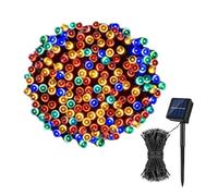 Nuyhgtr Christmas Solar String Lights, Fairy String Lights, Solar Operated Decorative Lights, Outdoor Christmas Lights, Garden String Lights, Bright Solar Operated String Lights for Festive Occasions