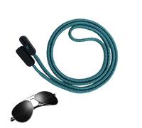 Nuyhgtr Cordon de lunettes de soleil rétro réglable avec prise en main sûre et cordon élégant pour femmes, hommes, adolescents, garçons, filles, voyage, école, usage quotidien, 77 cm, vert malachite