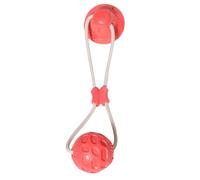 Nuyhgtr Dog Teether, Chew Toy, Tug Dog Chew Toys with Suction Cup, Puppy Teething Toys, Dog Teeth Cleaning Toy, Puppy Teether, Interactive Toy Ball with Rope Dog Toy for Dogs