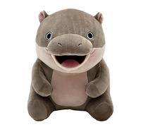 Nuyhgtr Hippo Plush, Stuffed Animal Toys, Pygmy Hippo Plush Doll, for Kids, Sitting Hippo Pillow, Cute Hippo Stuffed Toy, Versatile Hippo Plush for Playtime and Home Decor