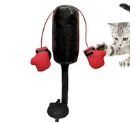 Nuyhgtr Interactive Cat Toy, Punching Bag Toy, Kitten Toys with Gloves, Punching Bag Kitten, Pet Exercise Toy, Boredom Relief Toy, Creative Cat Toy for Exercise and Boredom Relief