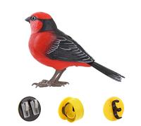 Nuyhgtr Jouet Oiseau Imitation - Oiseaux Robot Réalistes avec Musique - Animal de Bureau Électrique pour Femmes Hommes et