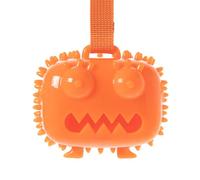 Nuyhgtr Jouets à mâcher doux pour chiens, jouets couineurs, jouets de dentition, jouets interactifs pour chiens à grands yeux, jouets d'intérieur pour chat pour l'entraînement et le divertissement
