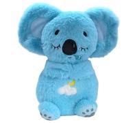 Nuyhgtr Koala Respirant en Peluche, Jouet de en Peluche avec des lumières Musicales, 4 Modes Koala endormi réglable, Mouvement d'exhalation Rythmique pour Les, Tout-Petit, Confort au Coucher