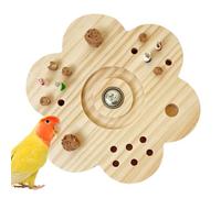 Nuyhgtr Lovebird Playing Device, Hamster Chew Toys, Rotating Hamster Exercise Toy, Built to Last, Parakeet Puzzle Training, Mental Stimulation, Chewing Tools for Small Pets