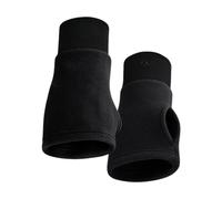 Nuyhgtr Mitaines demi-doigts, mitaines coupe-vent pour temps froid, moufles d'hiver en polaire pour la course à pied, le camping, la randonnée, le cyclisme, la course à pied, la moto