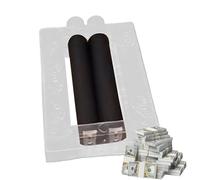 Nuyhgtr Money Maker Magic Trick, Magician Money Printing Machine, Portable Magics Prop to Teens for Stage Performances, Family Gatherings, Talent Shows, and Holiday Events, Transparent