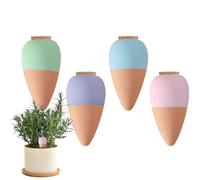 Nuyhgtr Plant Watering Stakes, Irrigation Spikes for Flowers, 4 Piece Automatic Watering System, Excellent for Garden, Lawn, Flowerbeds, Greenhouses, and Nursery Plant Care, 15.16x4.72x7.8 inches