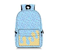 Nuyiac Ice Cream Backpack Kawaii Shoulder Bag with Side Pockets Cute Large Capacity Daypack Lightweight for Women Men Daily Use Travel Hiking Camping
