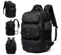 Nuyiac Travel Backpack for Men, 17.3 Inch Laptop Backpack with USB Port，L | Expandable Carry-On Backpack with Shoe Compartment, Luggage Sleeve and Water-Resistant Fabric for Business and Travel