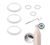 Nuyoach Lot de 7 joints de couvercle de bouteille d'eau de rechange compatibles avec bouteille Stanley All Day Slim de 591 ml, joints en silicone anti-fuite en caoutchouc - Accessoires de rechange