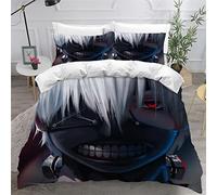 NUYSP Housse de Couette 220x240 avec Fermeture Éclair Style De Bande Dessinée Parure de Lit 2 Personnes avec 2 Taies d'oreiller 50x75 Anime 3D Imprimé Garçon Fille Housse de Couette en Microfibre