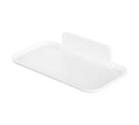 Nuytghr Adhesive Wall Shelf, Foldable Hanging Rack, Space Saving Storage Solution, 9.06x4.72x1.81 inches, Strong Wall Mount Design, Easy Installation, Multifunctional Use for Shower
