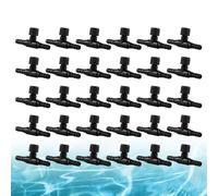 Nuytghr Aquarium Air Valve, T Shape PVC Air Control Valves, Fish Tank Accessory, 30 Pieces Easy Installation Airline Regulator for Aquariums in Apartments, Dormitories, and Homes