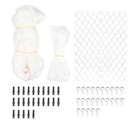 Nuytghr Balcony Netting Pets, Anti Fall Mesh Cat Safety Fence Patio, 3x2m, Protective Barrier, Easy-to-Install Design, Ideal for Balcony, Stairs, Doorway, Window and Deck Security