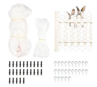 Nuytghr Balcony Netting Pets, Anti Fall Mesh Cat Safety Fence Patio, 3x2m, Protective Barrier, Easy-to-Install Design, Ideal for Balcony, Stairs, Doorway, Window and Deck Security